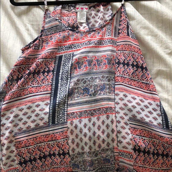 Multi-patterned/ paisley tank top - Picture 4 of 4